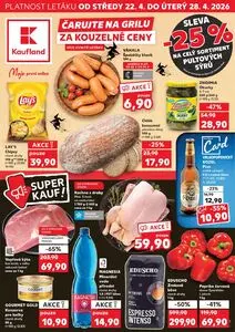 Akční leták Kaufland, platný od 2026-04-22 do 2026-04-28.