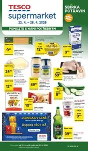 Akční leták TESCO, platný od 2026-04-22 do 2026-04-28.