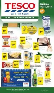 Akční leták TESCO, platný od 2026-04-22 do 2026-04-28.