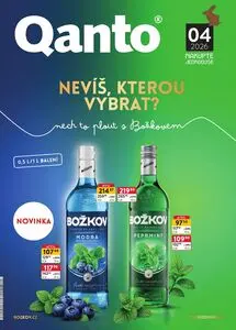 Akční leták Astur & Qanto, platný od 2026-04-01 do 2026-04-30.