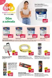 Akční leták Teta drogerie, platný od 2026-04-09 do 2026-05-04.