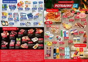 Akční leták POTRAVINY CZ, platný od 2026-04-22 do 2026-05-04.