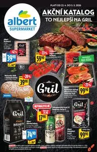 Akční leták albert, platný od 2026-04-22 do 2026-05-05.