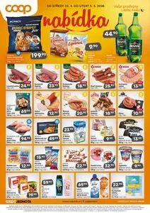 Akční leták COOP, platný od 2026-04-22 do 2026-05-05.