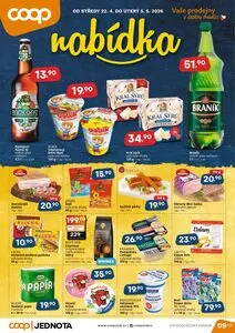 Akční leták COOP, platný od 2026-04-22 do 2026-05-05.