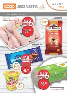 Akční leták COOP JEDNOTA, platný od 2026-05-06 do 2026-05-12.