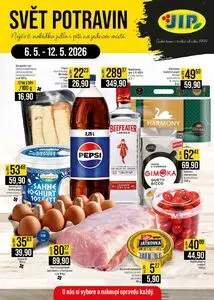 Akční leták JIP, platný od 2026-05-06 do 2026-05-12.