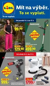 Akční leták LIDL, platný od 2026-05-11 do 2026-05-17.
