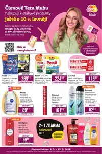 Akční leták Teta drogerie, platný od 2026-05-06 do 2026-05-19.