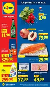 Akční leták LIDL, platný od 2026-05-18 do 2026-05-20.