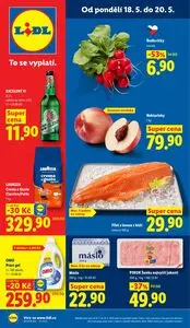 Akční leták LIDL, platný od 2026-05-18 do 2026-05-20.