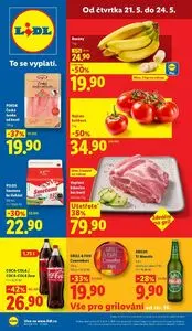 Akční leták LIDL, platný od 2026-05-21 do 2026-05-24.