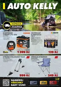 Akční leták AUTO KELLY, platný od 2026-04-28 do 2026-05-25.