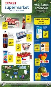 Akční leták TESCO, platný od 2026-05-20 do 2026-05-26.