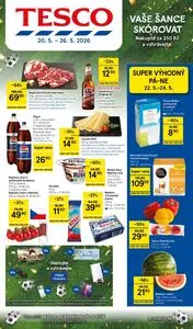 Akční leták TESCO, platný od 2026-05-20 do 2026-05-26.