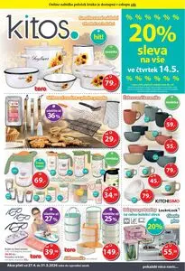 Akční leták kitos, platný od 2026-04-27 do 2026-05-31.