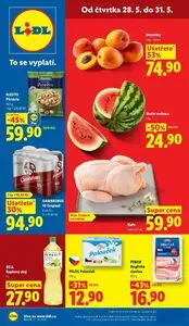 Akční leták LIDL, platný od 2026-05-28 do 2026-05-31.