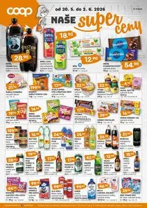 Akční leták COOP TERNO, platný od 2026-05-20 do 2026-06-02.