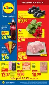 Akční leták LIDL, platný od 2026-06-04 do 2026-06-07.