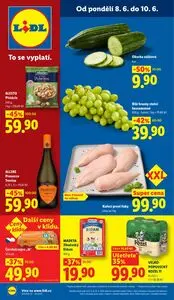 Akční leták LIDL, platný od 2026-06-08 do 2026-06-10.