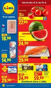 Akční leták LIDL, platný od 2026-06-11 do 2026-06-14.