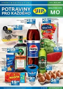 Akční leták JIP, platný od 2026-06-17 do 2026-06-23.