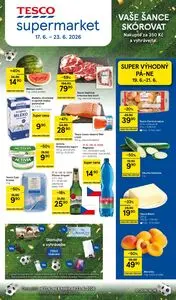Akční leták TESCO, platný od 2026-06-17 do 2026-06-23.