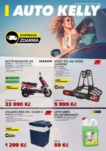 Akční leták AUTO KELLY, platný od 2026-05-26 do 2026-06-29.