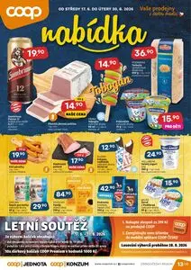 Akční leták COOP, platný od 2026-06-17 do 2026-06-30.