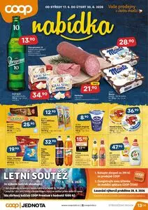 Akční leták COOP, platný od 2026-06-17 do 2026-06-30.