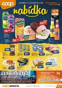 Akční leták COOP, platný od 2026-06-17 do 2026-06-30.