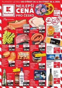 Akční leták Kaufland, platný od 2026-06-24 do 2026-06-30.