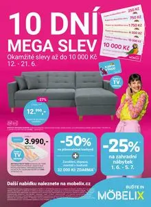 Akční leták MÖBELIX, platný od 2026-06-08 do 2026-07-05.