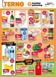 Akční leták COOP TERNO, platný od 2026-07-01 do 2026-07-07.