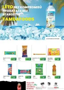Akční leták Tamda Foods, platný od 2026-07-01 do 2026-07-07.