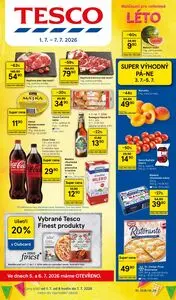Akční leták TESCO, platný od 2026-07-01 do 2026-07-07.