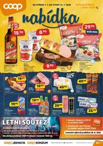 Akční leták COOP, platný od 2026-07-01 do 2026-07-14.