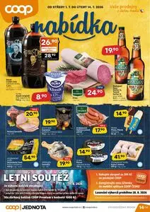 Akční leták COOP, platný od 2026-07-01 do 2026-07-14.