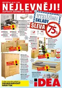 Akční leták IDEA, platný od 2026-07-01 do 2026-07-14.
