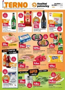 Akční leták COOP TERNO, platný od 2026-07-08 do 2026-07-14.