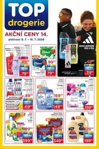 Akční leták Top Drogerie, platný od 2026-07-09 do 2026-07-18.