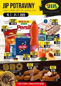 Akční leták JIP, platný od 2026-07-15 do 2026-07-21.