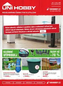 Akční leták UNI HOBBY, platný od 2026-07-02 do 2026-07-26.
