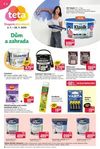 Akční leták Teta drogerie, platný od 2026-07-02 do 2026-07-28.