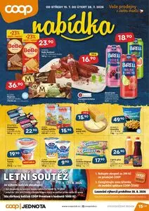 Akční leták COOP TUTY, platný od 2026-07-15 do 2026-07-28.