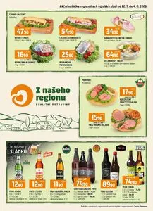Akční leták COOP TERNO, platný od 2026-07-22 do 2026-07-28.