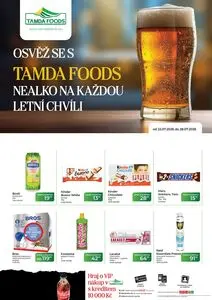 Akční leták Tamda Foods, platný od 2026-07-22 do 2026-07-28.