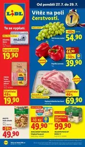 Akční leták LIDL, platný od 2026-07-27 do 2026-07-29.
