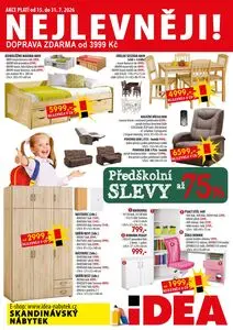 Akční leták IDEA, platný od 2026-07-15 do 2026-07-31.