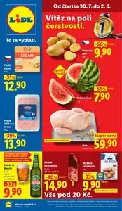 Akční leták LIDL, platný od 2026-07-30 do 2026-08-02.